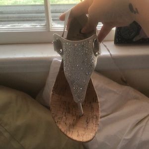 Sparkly Kitty Wedges